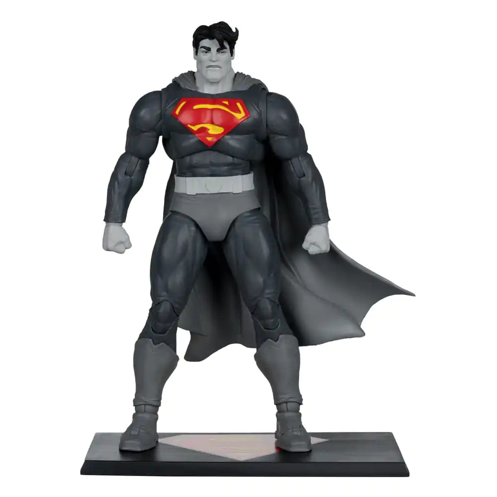 DC Multiverse Figurina de actiune Superman (The Dark Knight Returns) (Black & White Accent Edition) (Gold Label) 18 cm poza produsului