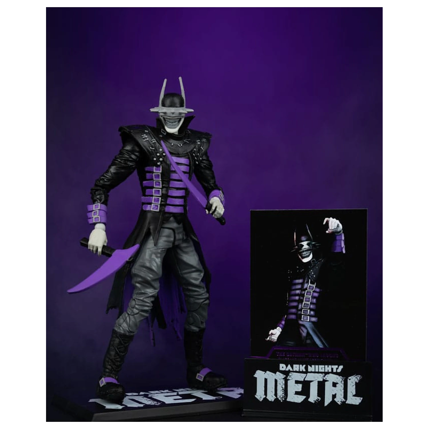 DC Multiverse Figurina de acțiune The Batman Who Laughs (B&W with accent) (Gold Label) 18 cm poza produsului