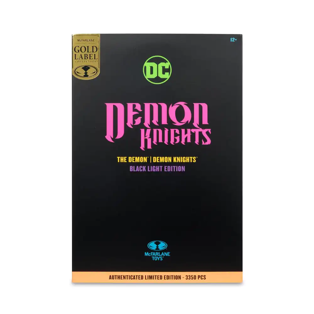 DC Multiverse Figurina de actiune The Demon (Demon Knights) Black Light Edition (Gold Label) 18 cm poza produsului