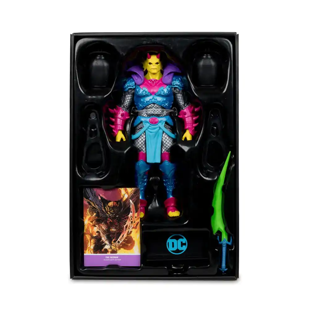 DC Multiverse Figurina de actiune The Demon (Demon Knights) Black Light Edition (Gold Label) 18 cm poza produsului