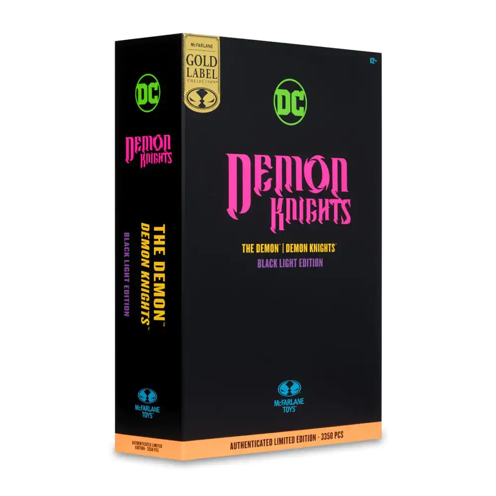 DC Multiverse Figurina de actiune The Demon (Demon Knights) Black Light Edition (Gold Label) 18 cm poza produsului