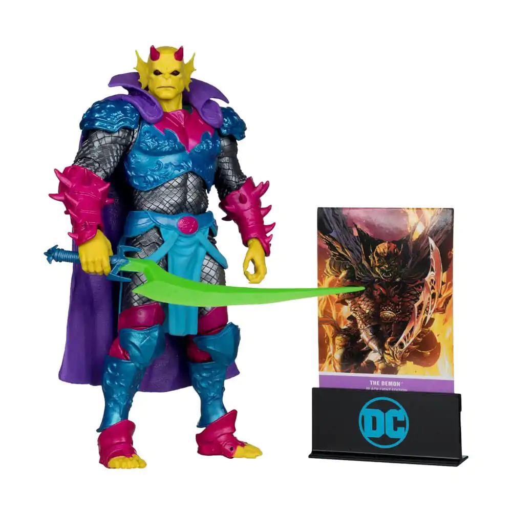 DC Multiverse Figurina de actiune The Demon (Demon Knights) Black Light Edition (Gold Label) 18 cm poza produsului