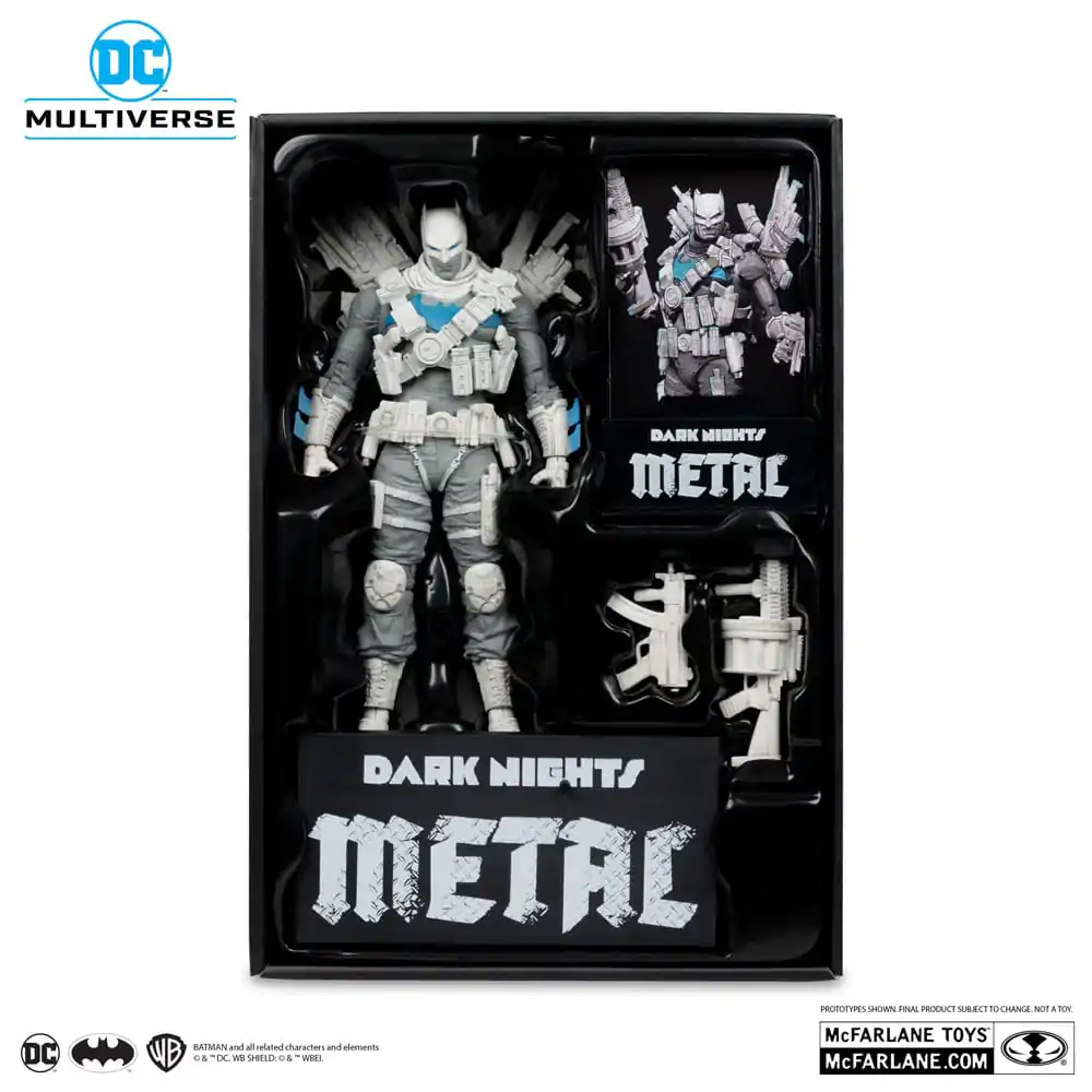 DC Multiverse figurina de actiune The Grim Knight (Dark Nights Metal) (Black & White Accent Edition) (Gold Label) 18 cm poza produsului