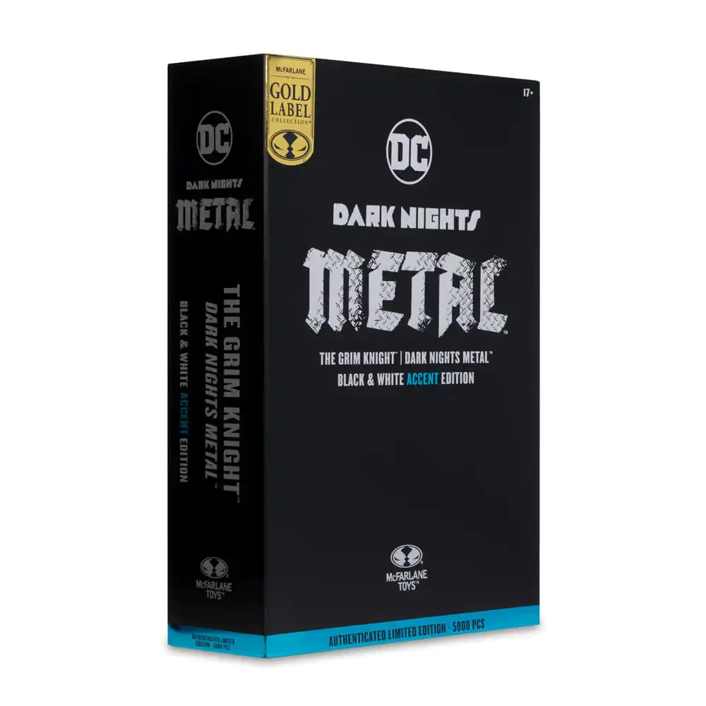 DC Multiverse figurina de actiune The Grim Knight (Dark Nights Metal) (Black & White Accent Edition) (Gold Label) 18 cm poza produsului