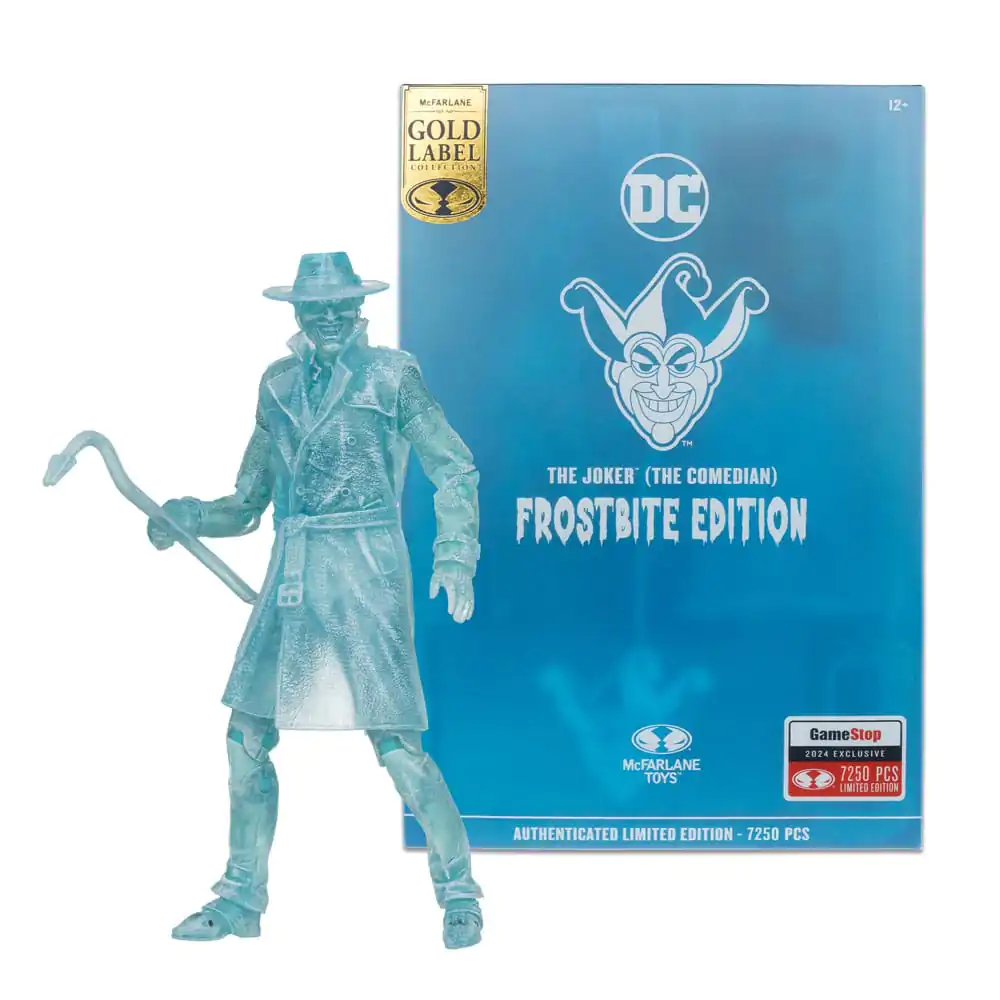 Figurină de acțiune DC Multiverse The Joker (Batman: Three Jokers) (Frostbite) (Gold Label) 18 cm poza produsului