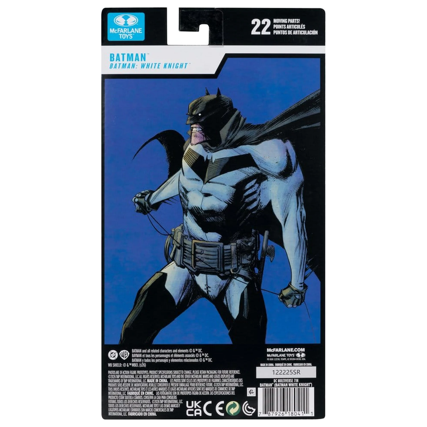 DC Multiverse Figurina de acțiune White Knight Batman (Card blister) 18 cm poza produsului