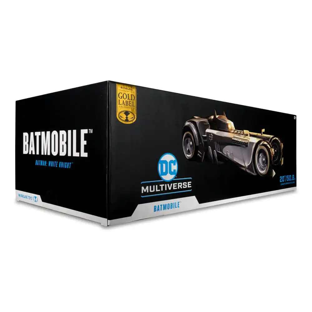 DC Multiverse Vehicul White Knight Batmobile (Gold Label) 18 cm poza produsului