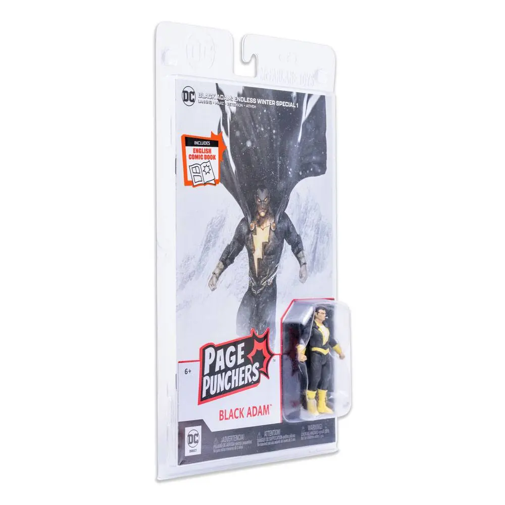 Figurină de acțiune DC Page Punchers Black Adam (Endless Winter) 8 cm poza produsului