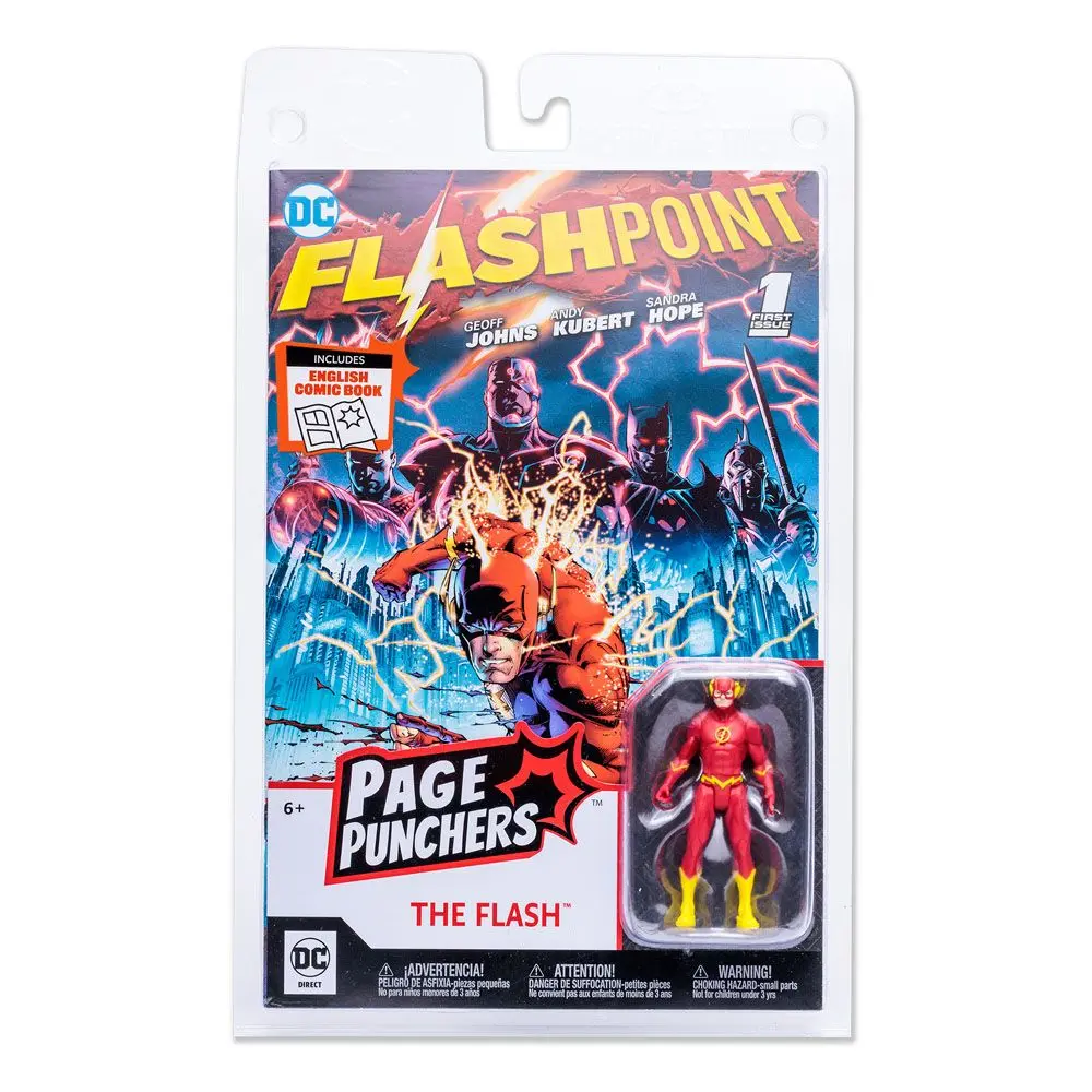 Figurină de acțiune DC Page Punchers The Flash (Flashpoint) 8 cm poza produsului