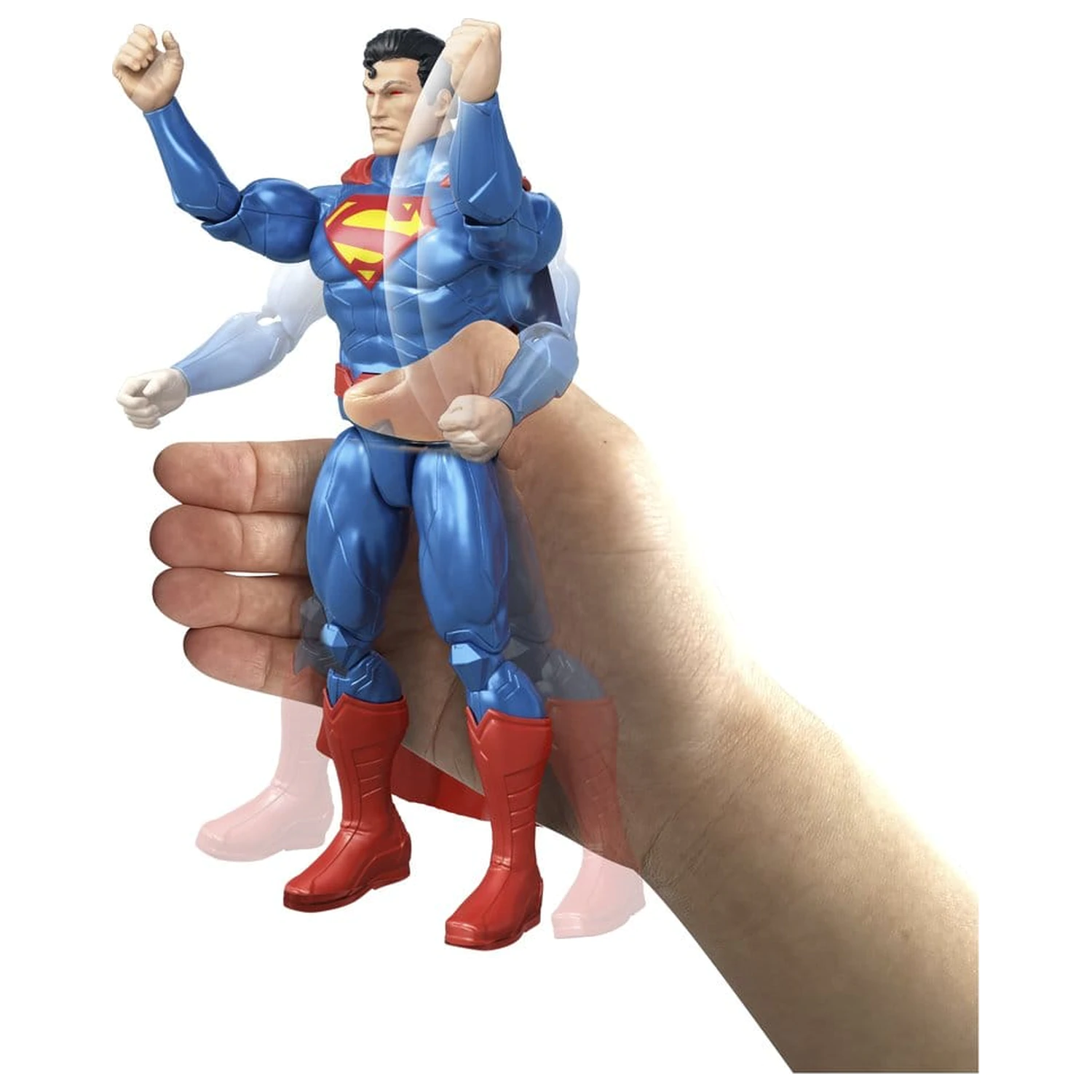 DC Premier Action Figure cu sunet si lumina Heat Vision Superman 16 cm poza produsului
