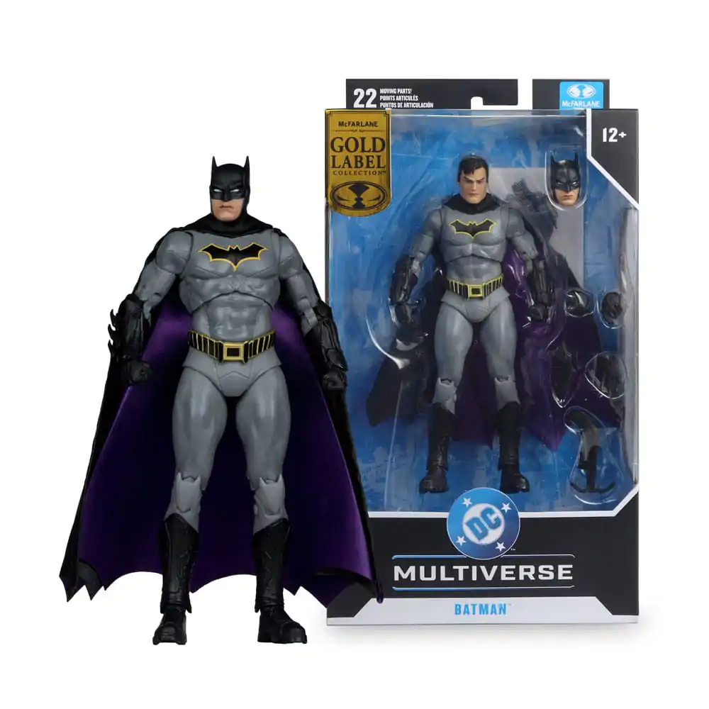 DC Rebirth DC Multiverse Figurina de actiune Batman (Eticheta aurie) 18 cm poza produsului