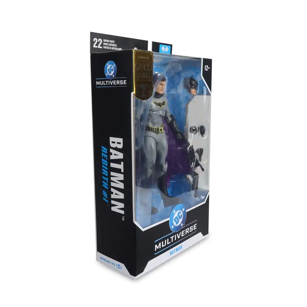 DC Rebirth DC Multiverse Figurina de actiune Batman (Eticheta aurie) 18 cm poza produsului