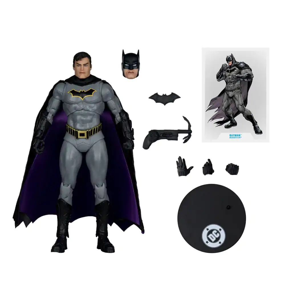 DC Rebirth DC Multiverse Figurina de actiune Batman (Eticheta aurie) 18 cm poza produsului