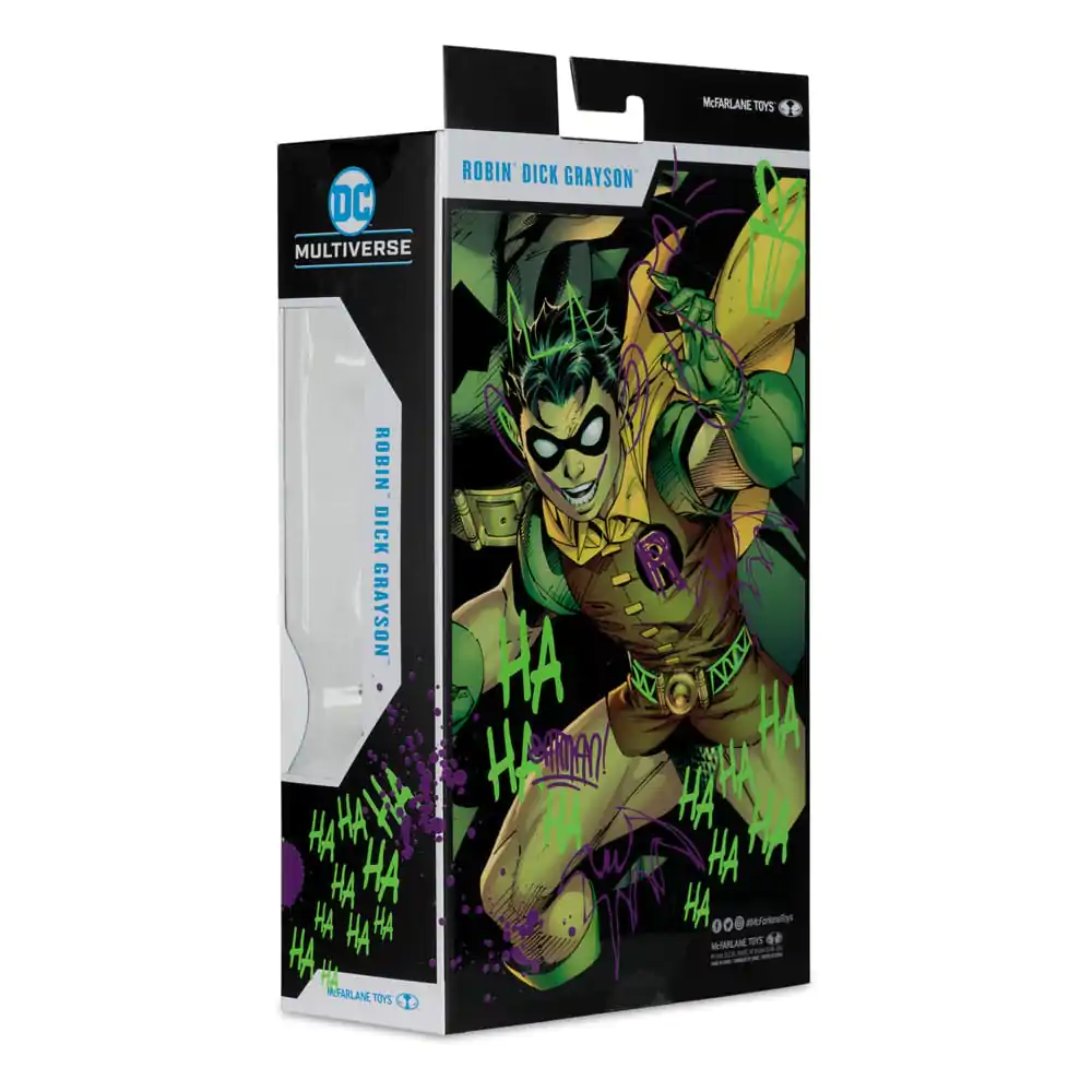 DC Rebirth DC Multiverse Figurina de actiune Robin (Dick Grayson) (Jokerized) (Gold Label) 18 cm poza produsului
