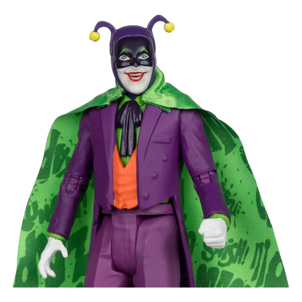 Figurină de Acțiune Retro DC Batman 66 Batmobil cu Joker (Gold Label) 15 cm poza produsului