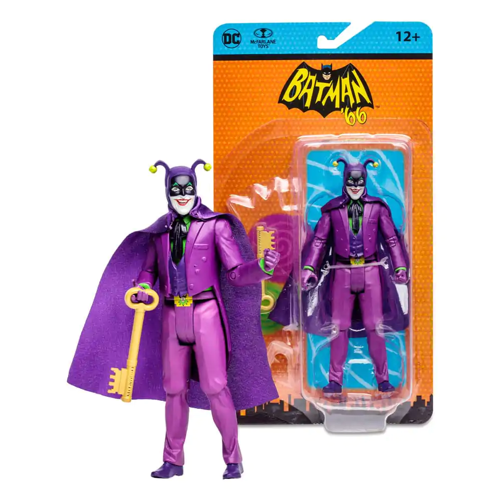 Figurină de acțiune retro DC Batman 66 Joker (Comic) 15 cm poza produsului