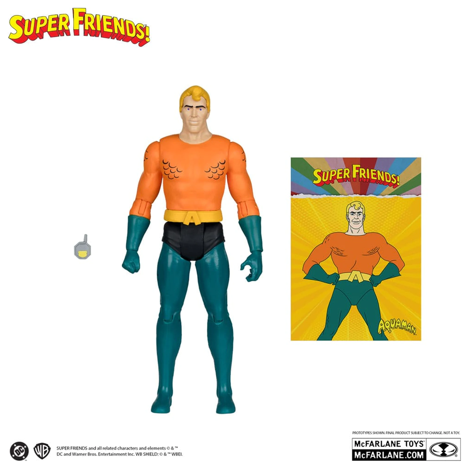 DC Retro Super Friends figura de acțiune Aquaman 15 cm poza produsului