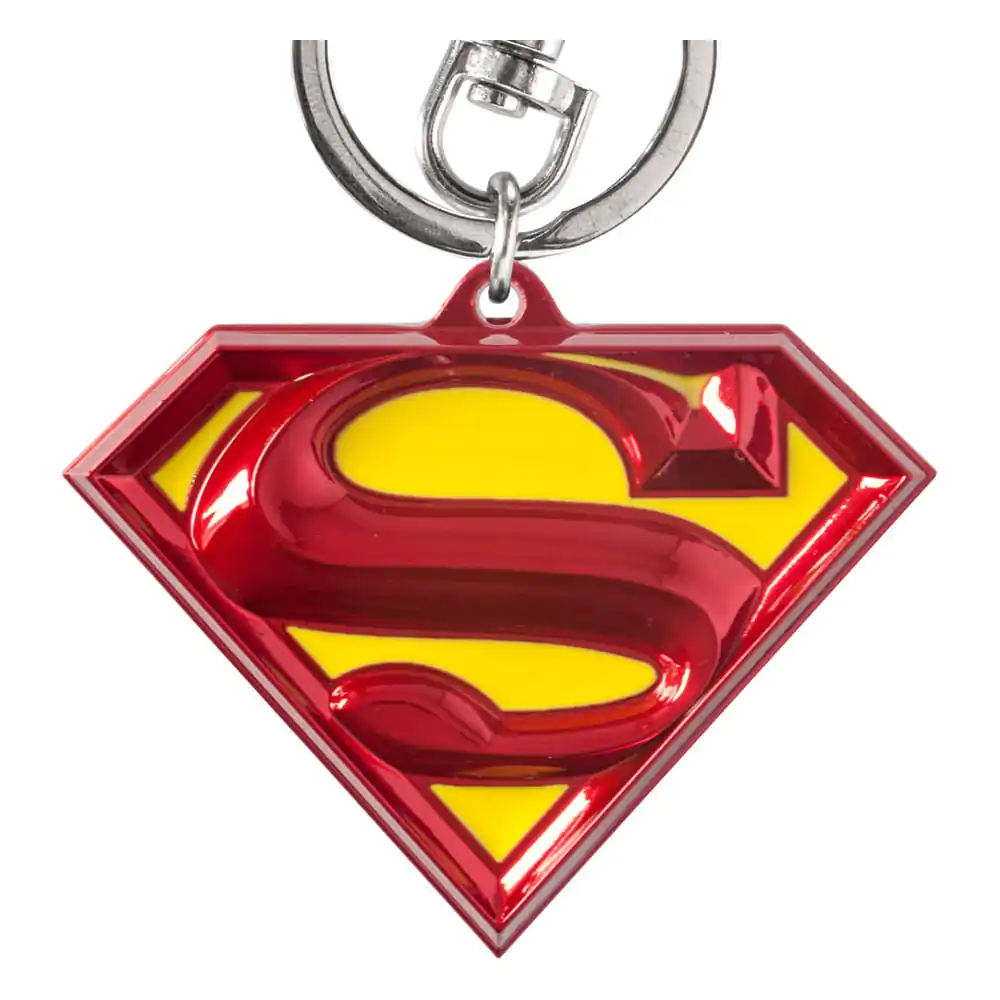 Breloc din pewter cu Logo Superman colorat poza produsului