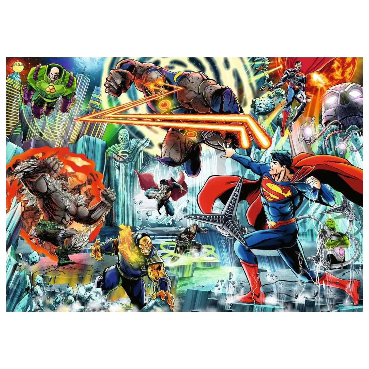DC Superman Colectia de puzzle-uri DC Collector 1000 piese poza produsului