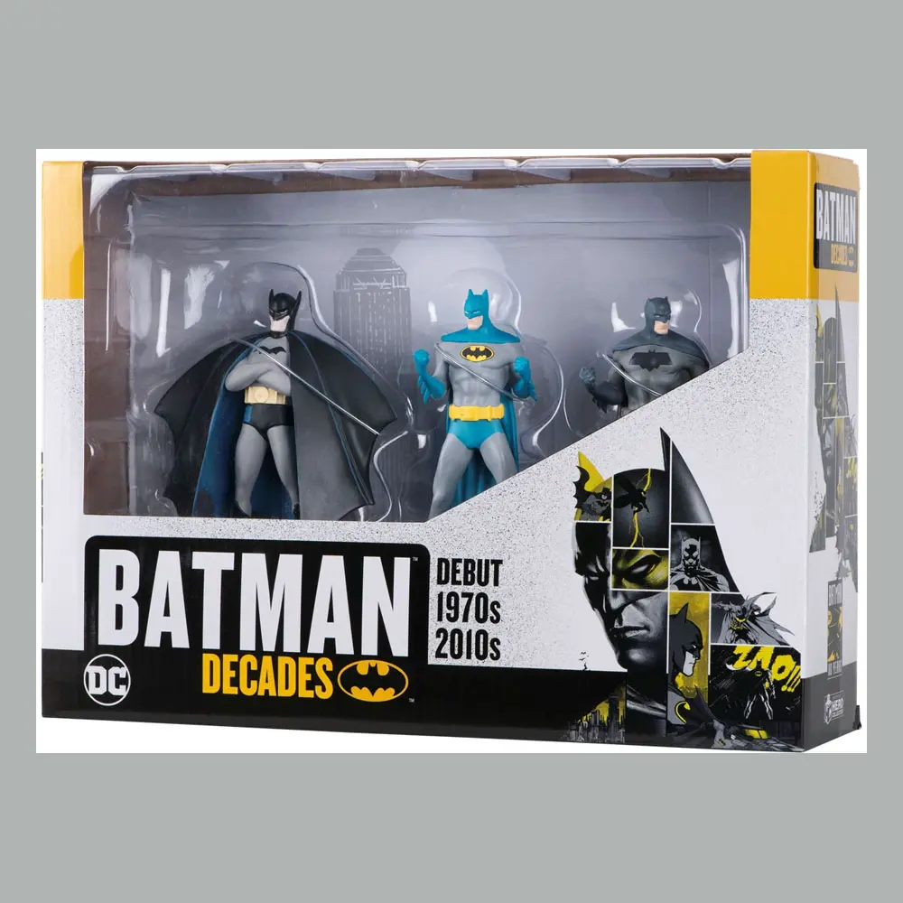 DC: Statuie Colecția Batman Decades Set Cutie Batman 1/16 poza produsului