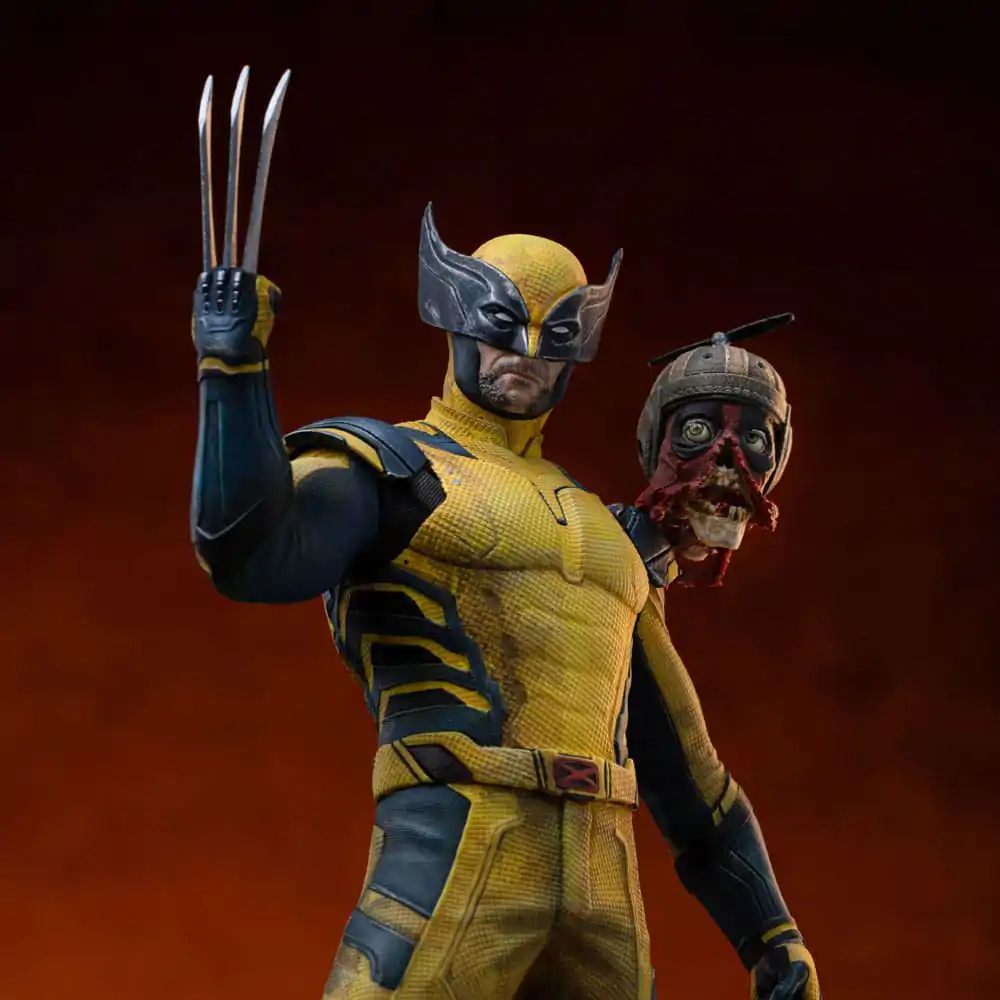 Statuie artistică la scară 1/10 Deadpool 3 Wolverine & Headpool 22 cm poza produsului