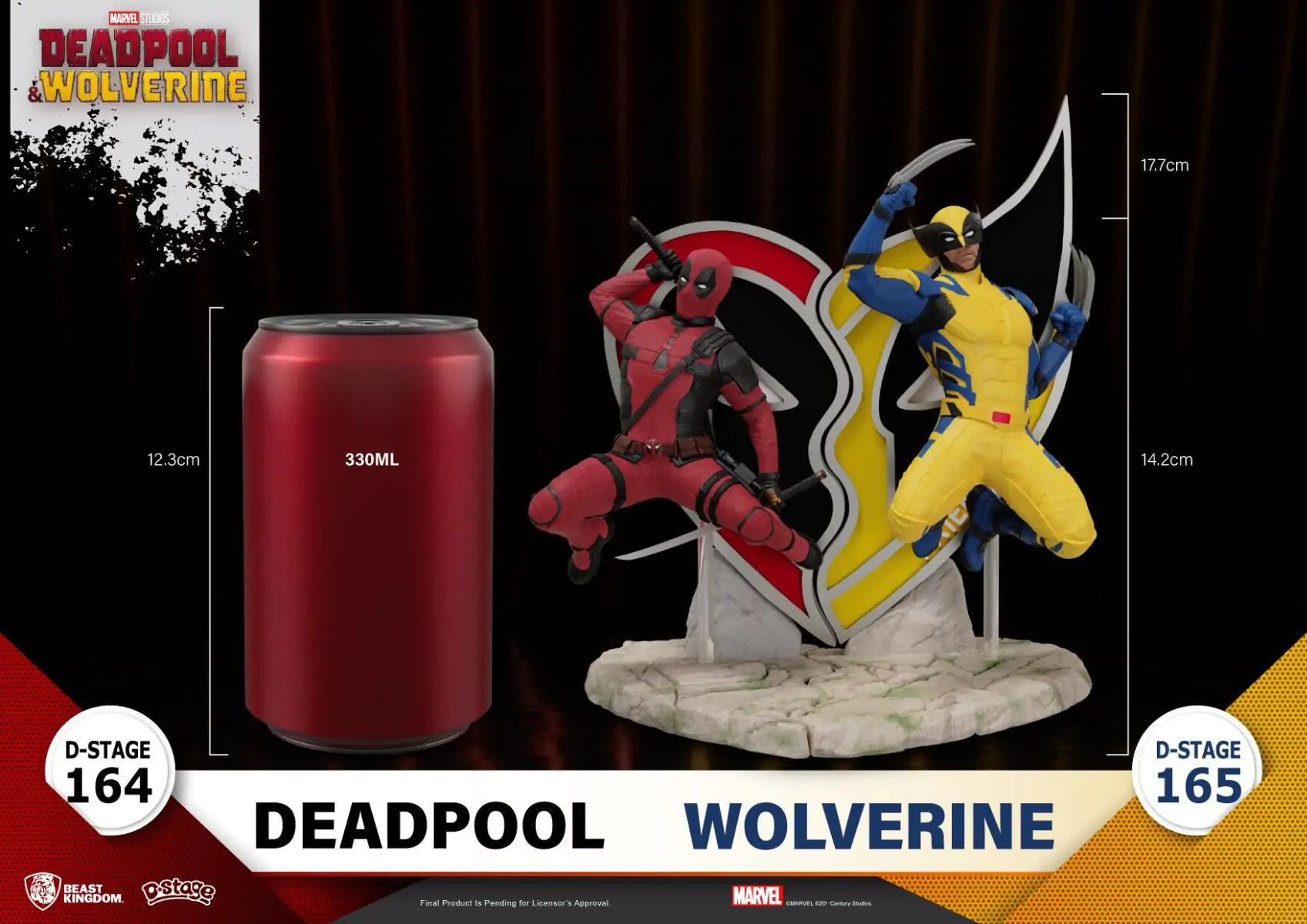 Deadpool 3 D-Stage PVC Dioramă Wolverine 16 cm poza produsului