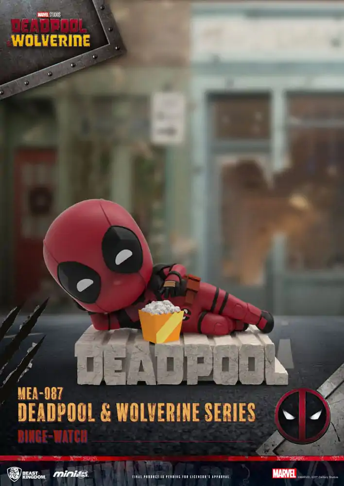 Deadpool 3 Deadpool & Wolverine Series Figurine Mini Egg Attack Set 8 cm poza produsului