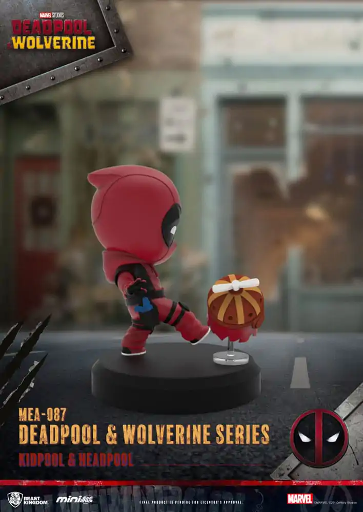 Deadpool 3 Deadpool & Wolverine Series Figurine Mini Egg Attack Set 8 cm poza produsului