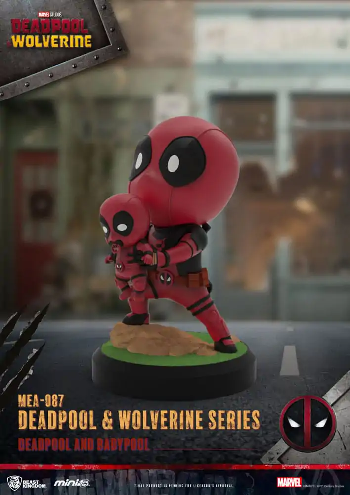 Deadpool 3 Deadpool & Wolverine Series Figurine Mini Egg Attack Set 8 cm poza produsului