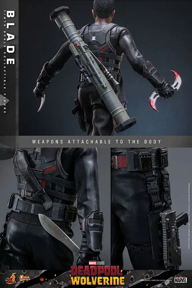Deadpool & Wolverine Movie Masterpiece figurină de acțiune 1/6 Blade 30 cm poza produsului