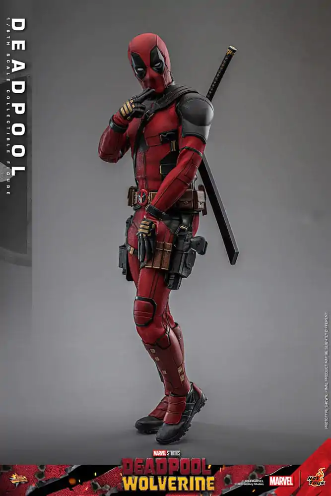 Figurină de acțiune de colecție film Deadpool & Wolverine 1/6 Deadpool 31 cm poza produsului