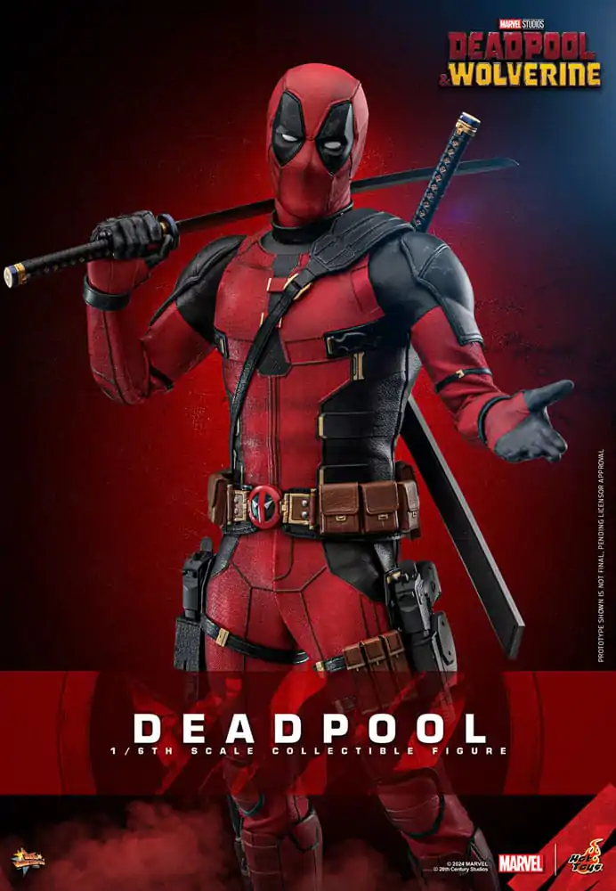 Figurină de acțiune de colecție film Deadpool & Wolverine 1/6 Deadpool 31 cm poza produsului