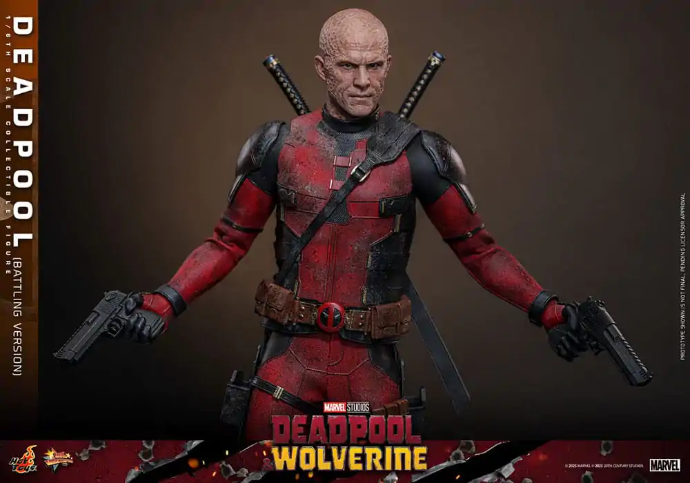 Deadpool & Wolverine Movie Masterpiece Figurina de acțiune 1/6 Deadpool (Battling Version) 31 cm poza produsului