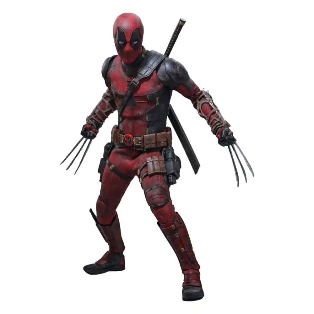 Deadpool & Wolverine Movie Masterpiece Figurina de acțiune 1/6 Deadpool (Battling Version) 31 cm poza produsului
