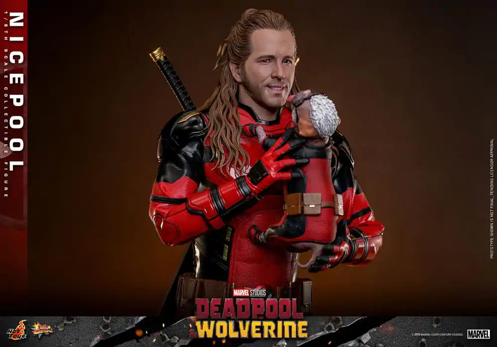 Figurină de acțiune Masterpiece de film Deadpool & Wolverine 1/6 Nicepool 30 cm poza produsului