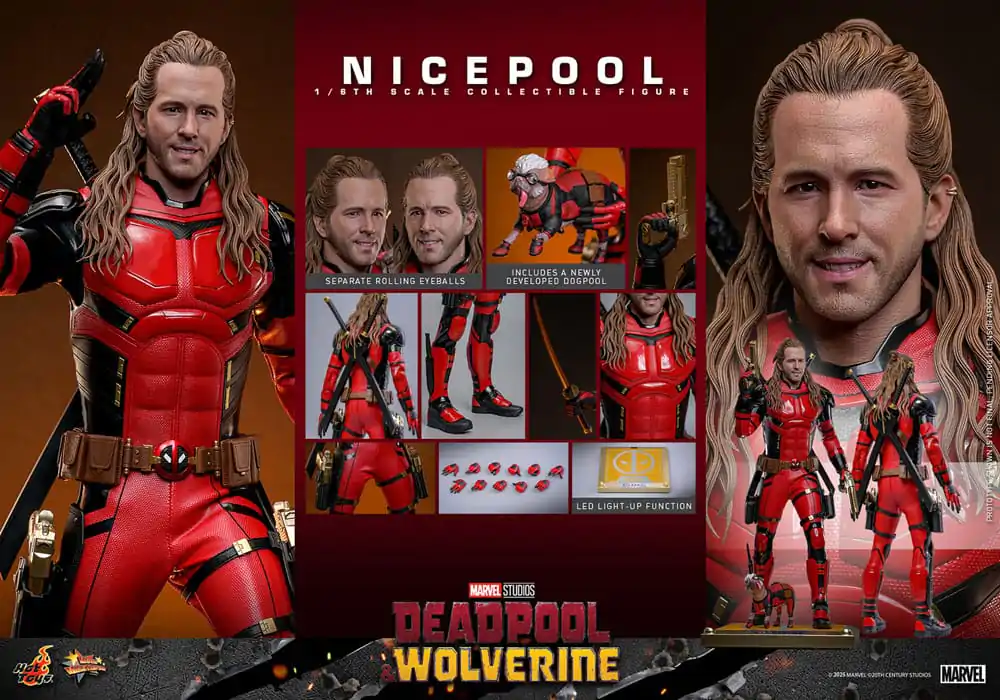 Figurină de acțiune Masterpiece de film Deadpool & Wolverine 1/6 Nicepool 30 cm poza produsului