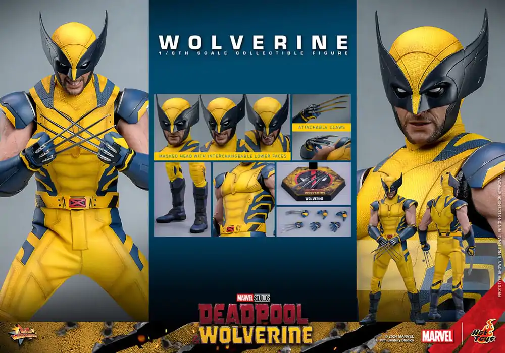 Deadpool & Wolverine Movie Figurina de acțiune de capodoperă 1/6 Wolverine 31 cm poza produsului