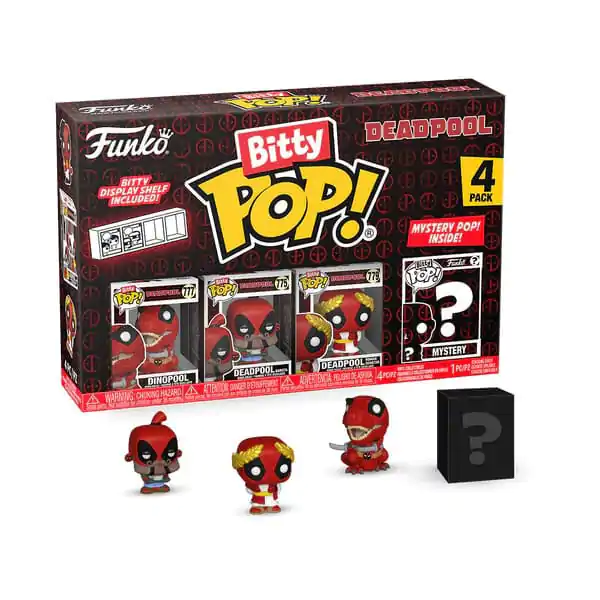 Deadpool Bitty Funko POP! Figurina Vinil Set de 4 Dinopool 2,5 cm poza produsului