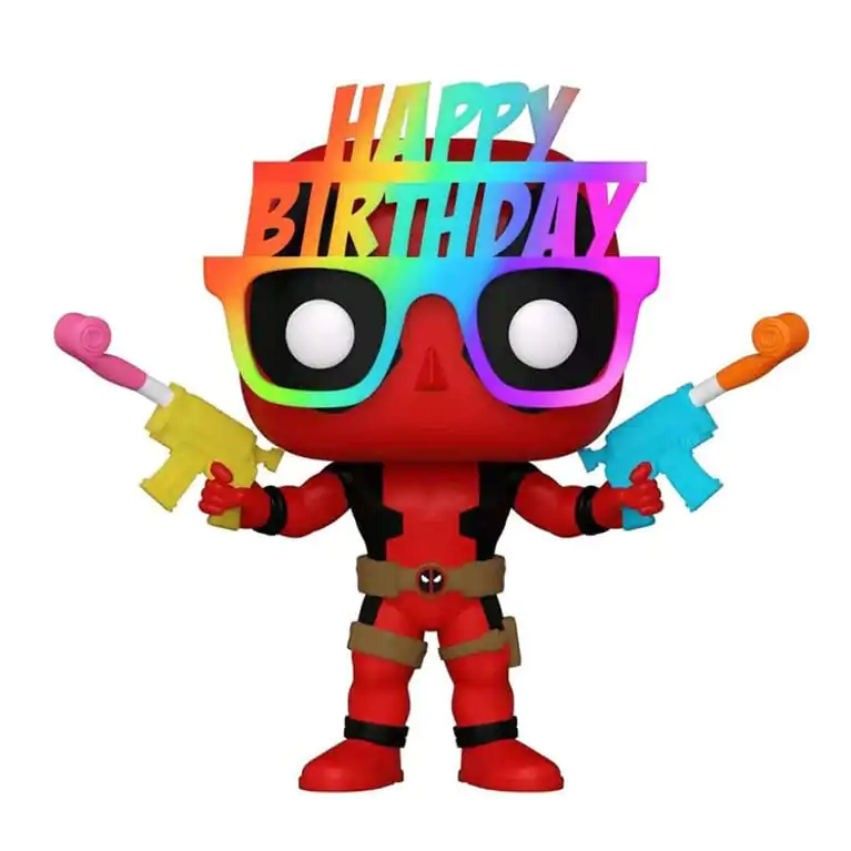 Deadpool Funko POP! Marvel Figurina de vinil 30th Birthday Glasses Deadpool 9 cm poza produsului