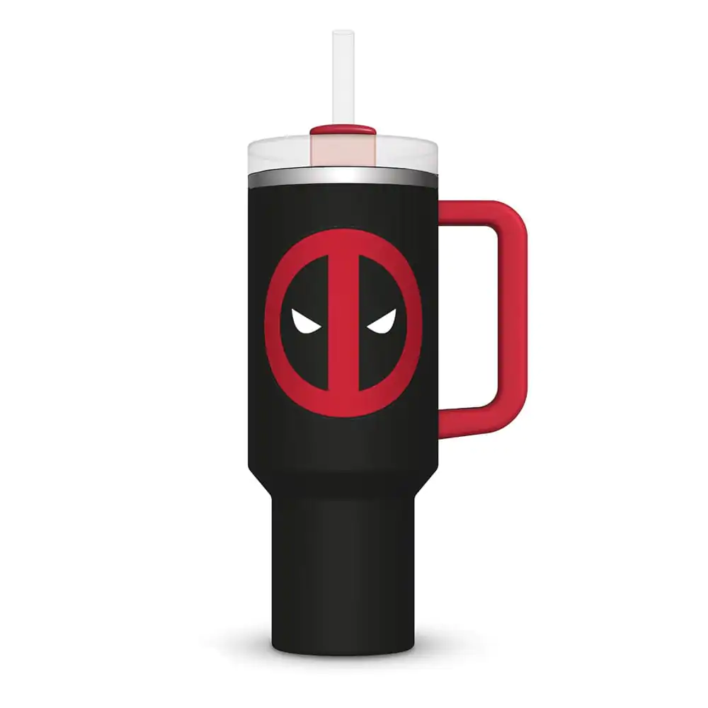 Pahar din oțel inoxidabil Deadpool Logo 1130 ml poza produsului