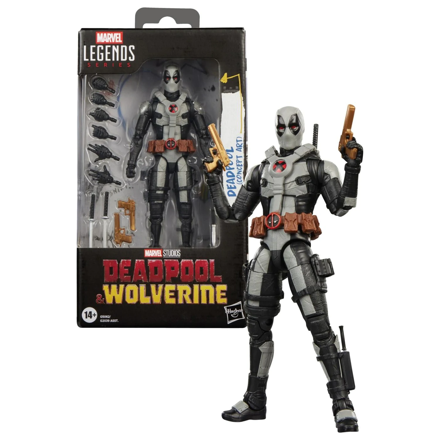 Figura Deadpool Concept Deadpool & Wolverine Legend Series 15 cm poza produsului