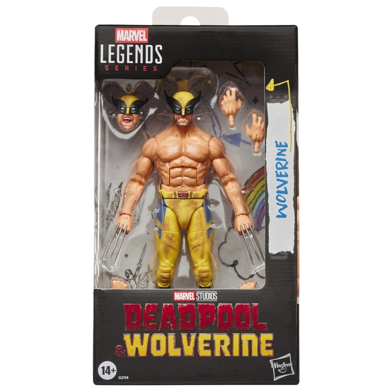 Deadpool & Wolverine Marvel Legends Figurina de actiune Wolverine 15 cm poza produsului