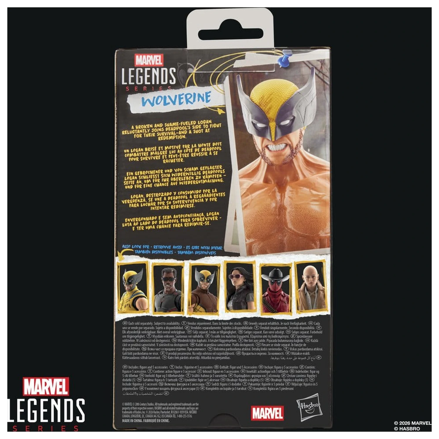 Deadpool & Wolverine Marvel Legends Figurina de actiune Wolverine 15 cm poza produsului