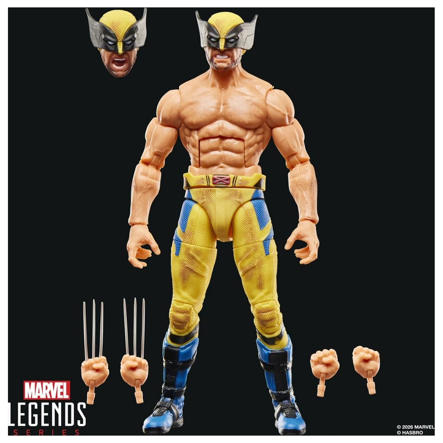 Deadpool & Wolverine Marvel Legends Figurina de actiune Wolverine 15 cm poza produsului
