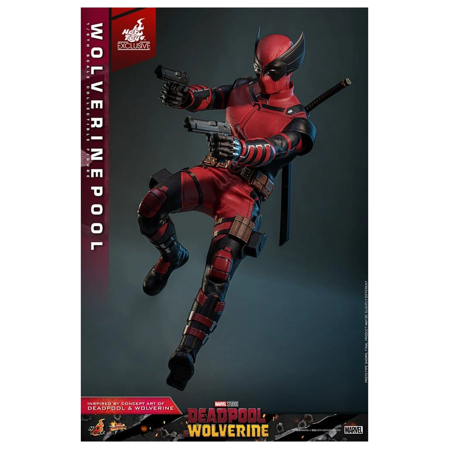 Deadpool & Wolverine Movie Masterpiece figurină de acțiune 1/6 Wolverinepool 31 cm poza produsului
