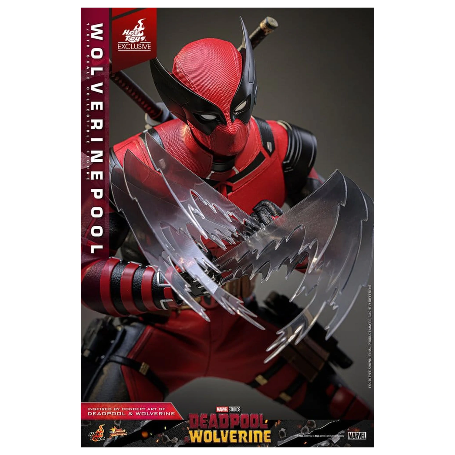 Deadpool & Wolverine Movie Masterpiece figurină de acțiune 1/6 Wolverinepool 31 cm poza produsului
