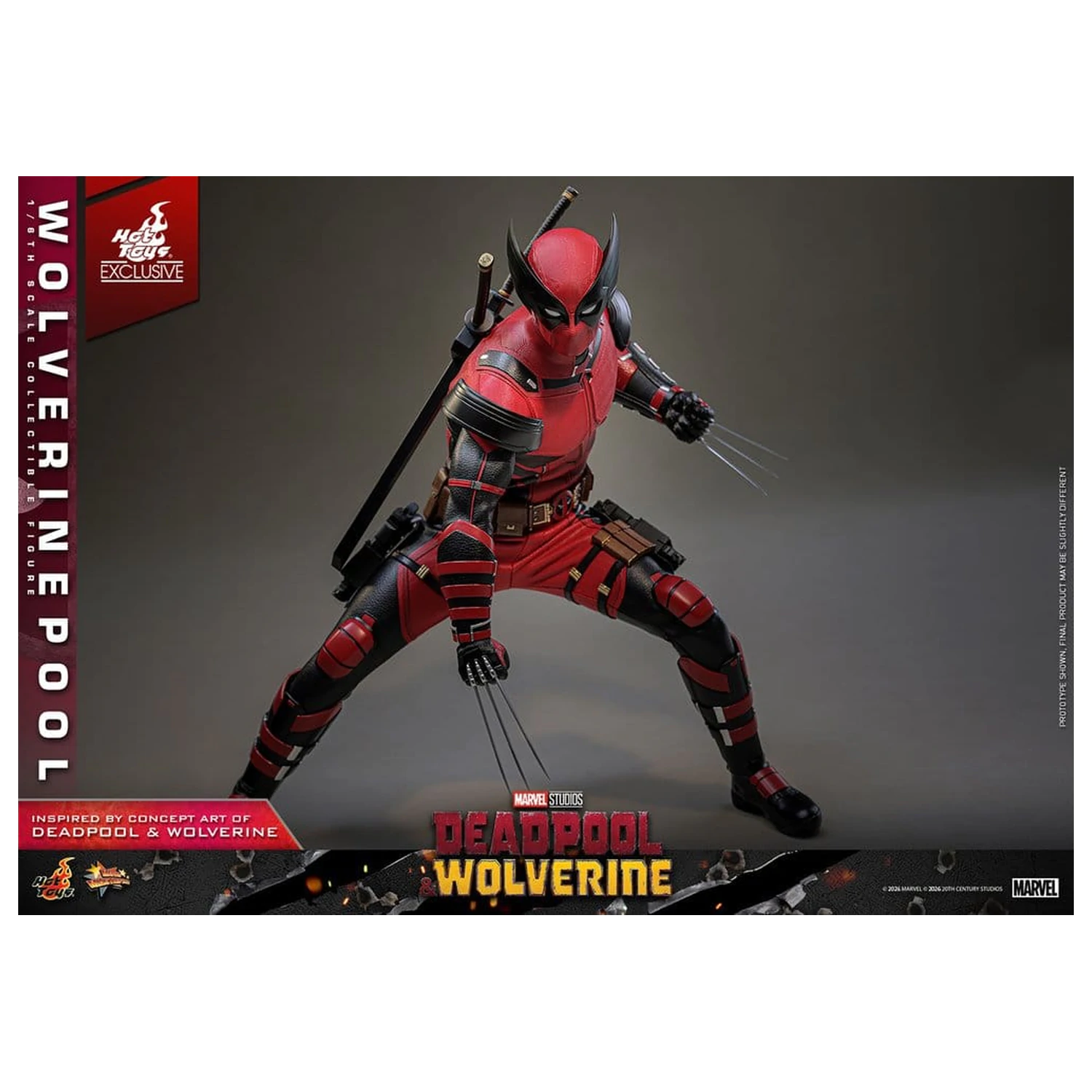 Deadpool & Wolverine Movie Masterpiece figurină de acțiune 1/6 Wolverinepool 31 cm poza produsului