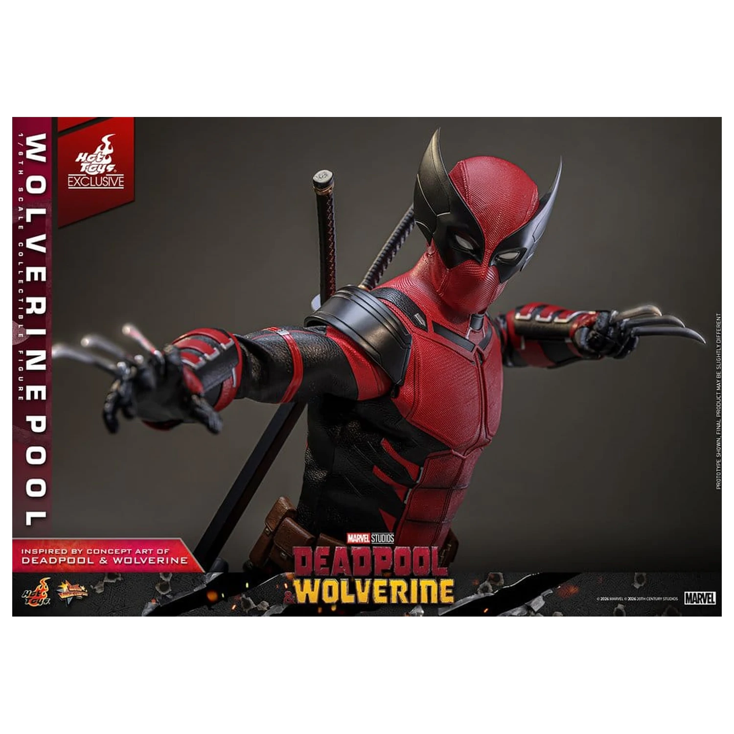 Deadpool & Wolverine Movie Masterpiece figurină de acțiune 1/6 Wolverinepool 31 cm poza produsului