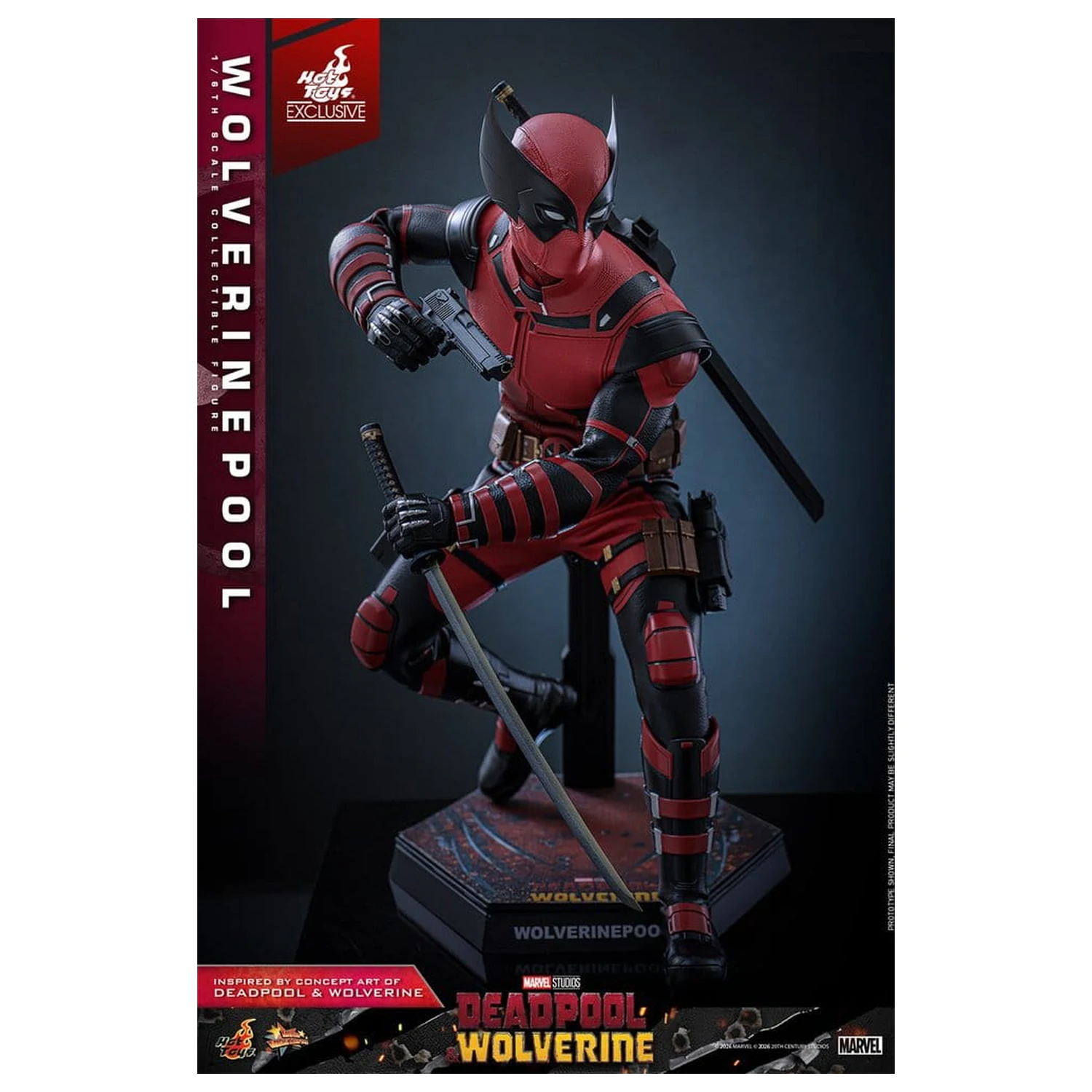 Deadpool & Wolverine Movie Masterpiece figurină de acțiune 1/6 Wolverinepool 31 cm poza produsului