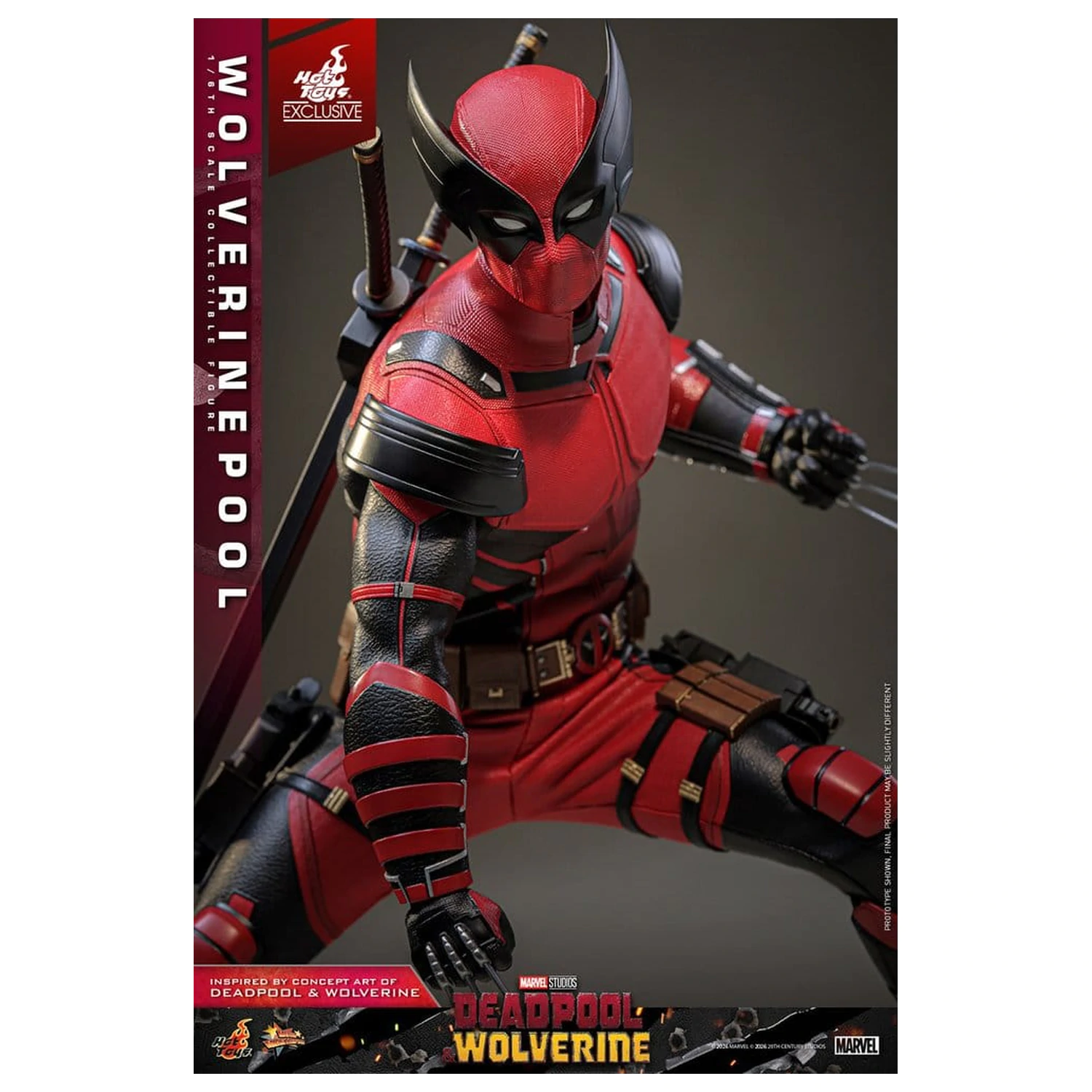 Deadpool & Wolverine Movie Masterpiece figurină de acțiune 1/6 Wolverinepool 31 cm poza produsului